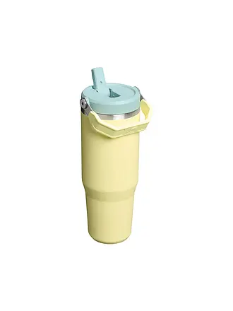 STANLEY | Isolierflasche - Thermosflasche Classic FLIP STRAW 2.0 0,8l  Hydrangea | gelb